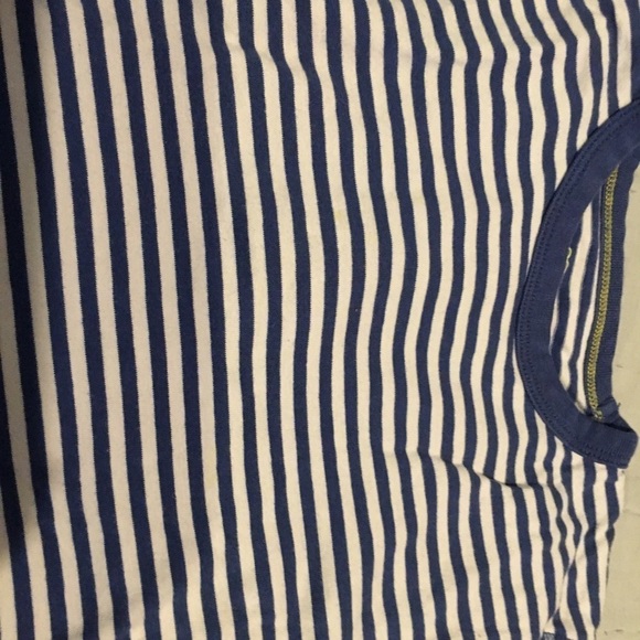 Mini Boden Blue and White Striped Shirt 11-12Y - Picture 2 of 4